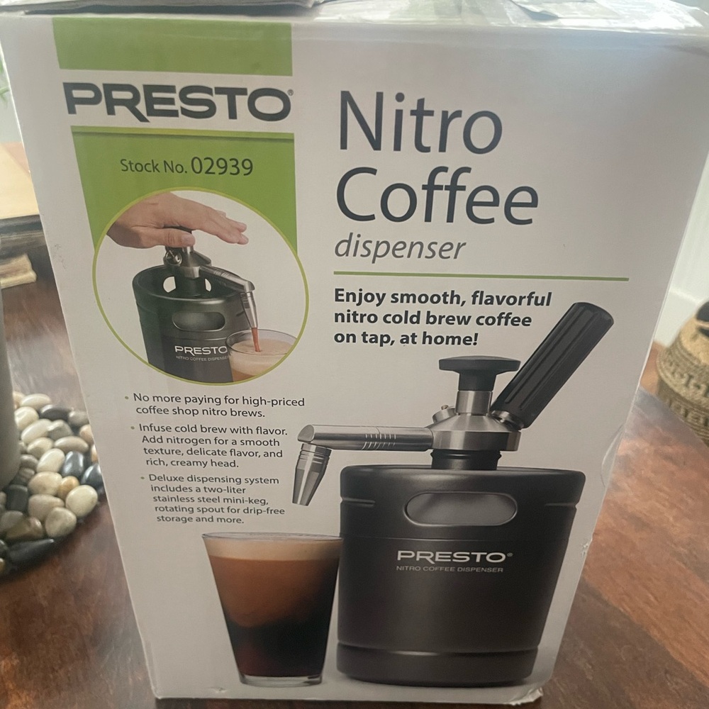 Presto Nitro Coffee Dispenser 02939 48 Oz